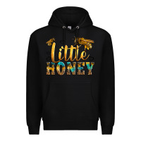 Black Western Little Honey Bee Premium Hoodie - LillyAllenDesigns