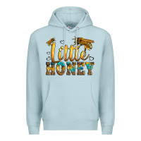 Blue Mist Western Little Honey Bee Premium Hoodie - LillyAllenDesigns