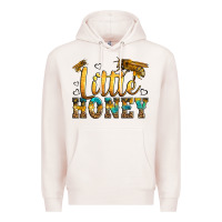 Pale Pink Western Little Honey Bee Premium Hoodie - LillyAllenDesigns