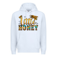 White Western Little Honey Bee Premium Hoodie - LillyAllenDesigns