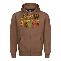 Chestnut know your own history Zipper Hoodie - texasbilliewilder