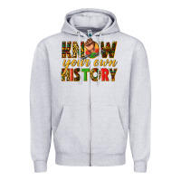 Heather Grey know your own history Zipper Hoodie - texasbilliewilder