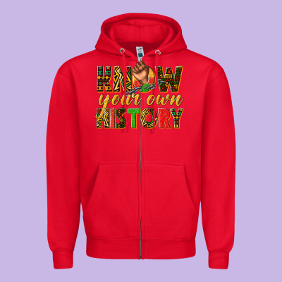 Zipper Hoodie know your own history