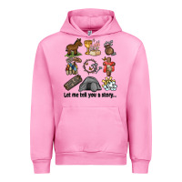 Fuchsia Pink let me tell you a story Urban Hoodie - MaliasSmallBusiness
