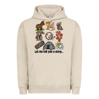 Pigment French Oak let me tell you a story Urban Hoodie - MaliasSmallBusiness