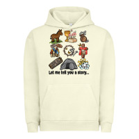 Pigment Pistachio let me tell you a story Urban Hoodie - MaliasSmallBusiness