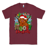 Burgundy mooey christmas Classic Tee - Zillion Design Studio