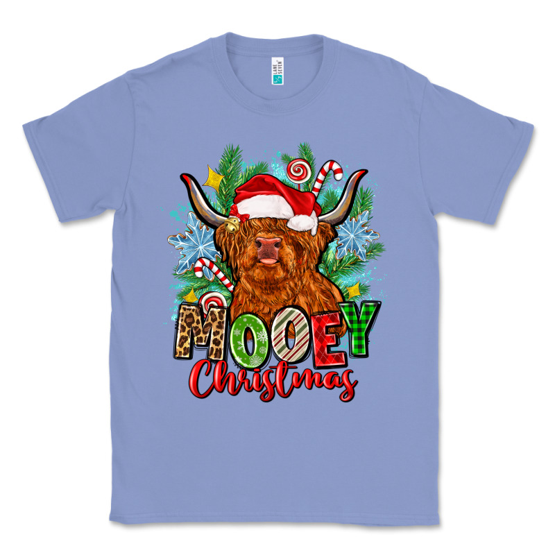 Mooey Christmas Classic Tee by Zillion Design Studio | Teevron