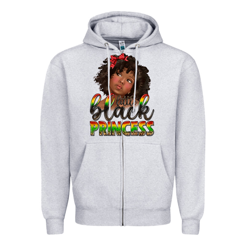 Little Black Princess Zipper Hoodie by texasbilliewilder | Teevron