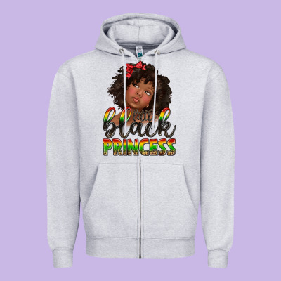 Zipper Hoodie little black princess