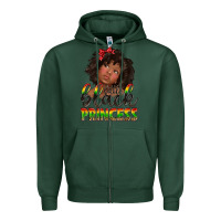 Sports Green little black princess Zipper Hoodie - texasbilliewilder