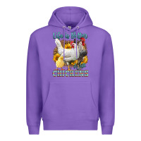 Purple Western Life Is Better With Chickens Premium Hoodie - LillyAllenDesigns