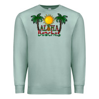 Seafoam aloha beaches Premium Sweatshirt - CowhideDigitalArt