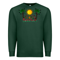 Sports Green aloha beaches Premium Sweatshirt - CowhideDigitalArt