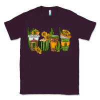 Plum cactus coffee cups Classic Tee - texasbilliewilder