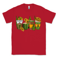 Red cactus coffee cups Classic Tee - texasbilliewilder