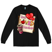 Black one loved teacher Long Sleeve Tee - BarkalooDesign
