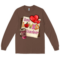 Chestnut one loved teacher Long Sleeve Tee - BarkalooDesign