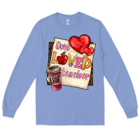 Colony Blue one loved teacher Long Sleeve Tee - BarkalooDesign