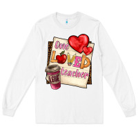 White one loved teacher Long Sleeve Tee - BarkalooDesign