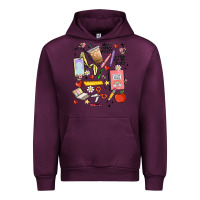Mauve Wine can't talk right now doing teacher stuff Urban Hoodie - MaliasSmallBusiness