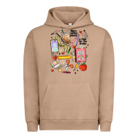 Pigment Burro can't talk right now doing teacher stuff Urban Hoodie - MaliasSmallBusiness
