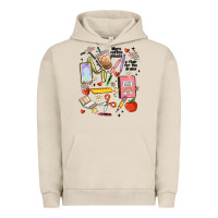 Pigment French Oak can't talk right now doing teacher stuff Urban Hoodie - MaliasSmallBusiness