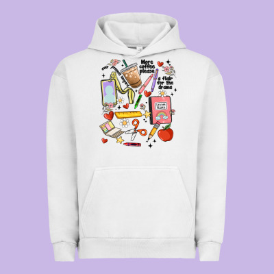 Can't Talk Right Now Doing Teacher Stuff Urban Hoodie Designed By Maliassmallbusiness