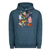 Pigment Midnight Navy can't talk right now doing teacher stuff Urban Hoodie - MaliasSmallBusiness