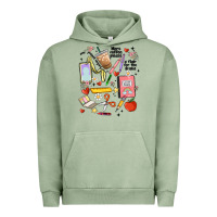 Pigment Oil Green can't talk right now doing teacher stuff Urban Hoodie - MaliasSmallBusiness