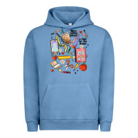Pigment Pebble Blue can't talk right now doing teacher stuff Urban Hoodie - MaliasSmallBusiness