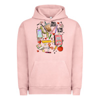 Pigment Salmon can't talk right now doing teacher stuff Urban Hoodie - MaliasSmallBusiness