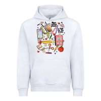 White can't talk right now doing teacher stuff Urban Hoodie - MaliasSmallBusiness