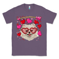 Lavender Valentine's day white pomeranian Classic Tee - RanaPortraitStore