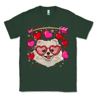Sports Green Valentine's day white pomeranian Classic Tee - RanaPortraitStore
