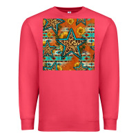 Cardinal western stars seamless pattern Premium Sweatshirt - HRA Design Shop