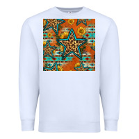 White western stars seamless pattern Premium Sweatshirt - HRA Design Shop