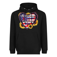 Black American heart southern soul Heavyweight Hoodie - CowGirlArtShop