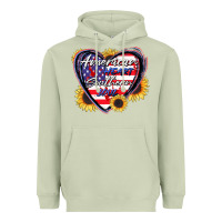 Matcha American heart southern soul Heavyweight Hoodie - CowGirlArtShop