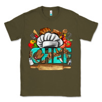 Army Green chef Classic Tee - texasbilliewilder