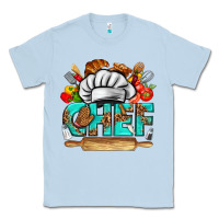 Dusty Blue chef Classic Tee - texasbilliewilder