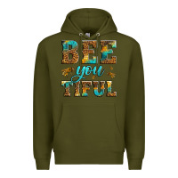 Army Green Western Bee You Tiful Bee Premium Hoodie - LillyAllenDesigns