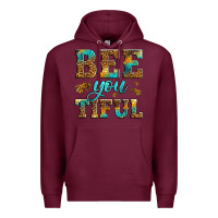 Burgundy Western Bee You Tiful Bee Premium Hoodie - LillyAllenDesigns
