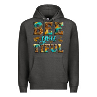 Charcoal Heather Western Bee You Tiful Bee Premium Hoodie - LillyAllenDesigns