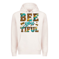 Pale Pink Western Bee You Tiful Bee Premium Hoodie - LillyAllenDesigns
