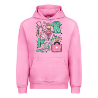 Fuchsia Pink can't talk right now doing medical assistant stuff Urban Hoodie - MaliasSmallBusiness