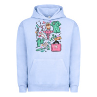 Pigment Grape Ice can't talk right now doing medical assistant stuff Urban Hoodie - MaliasSmallBusiness