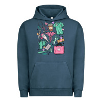 Pigment Midnight Navy can't talk right now doing medical assistant stuff Urban Hoodie - MaliasSmallBusiness