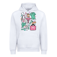 White can't talk right now doing medical assistant stuff Urban Hoodie - MaliasSmallBusiness