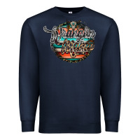 Navy wranglinn mama Premium Sweatshirt - RacoonDesign